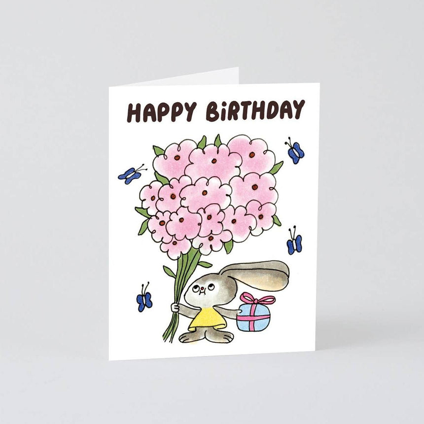Wrap - Happy Birthday Rabbit card | Scout & Co