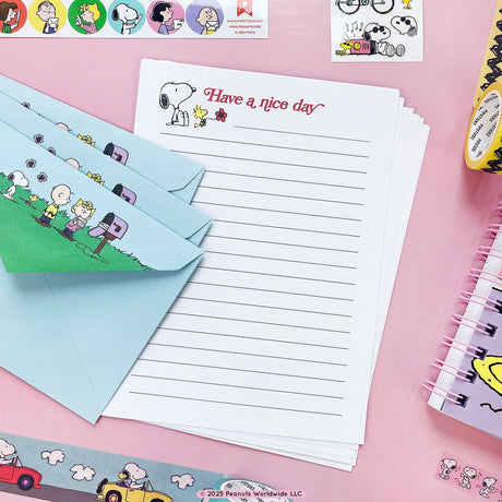 Pipsticks x Peanuts - Nice Day Letter Kit | Scout & Co