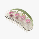 Winona Irene - Bleeding Heart flower long hair claw clip | Scout & Co
