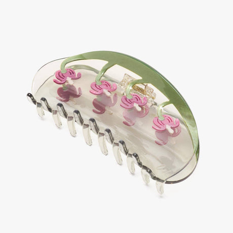 Winona Irene - Bleeding Heart flower long hair claw clip | Scout & Co