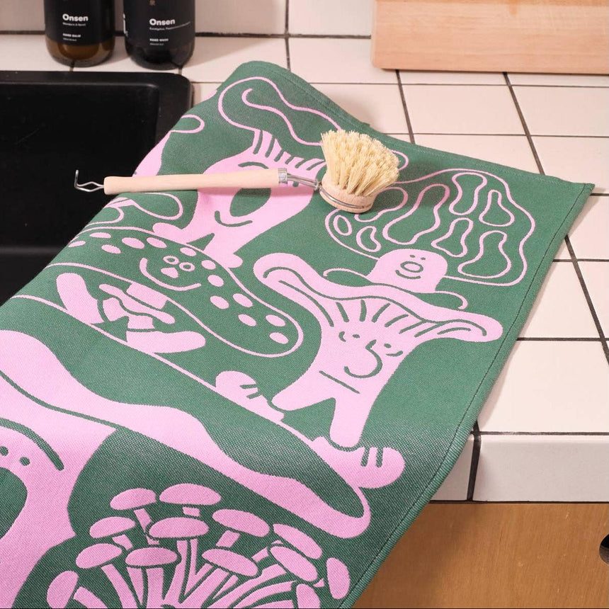 Wrap - Mushrooms tea towel | Scout & Co