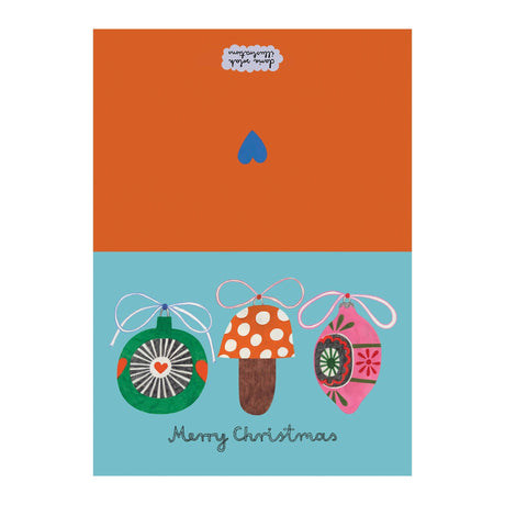 Daria Solak - Baubles Christmas card | Scout & Co
