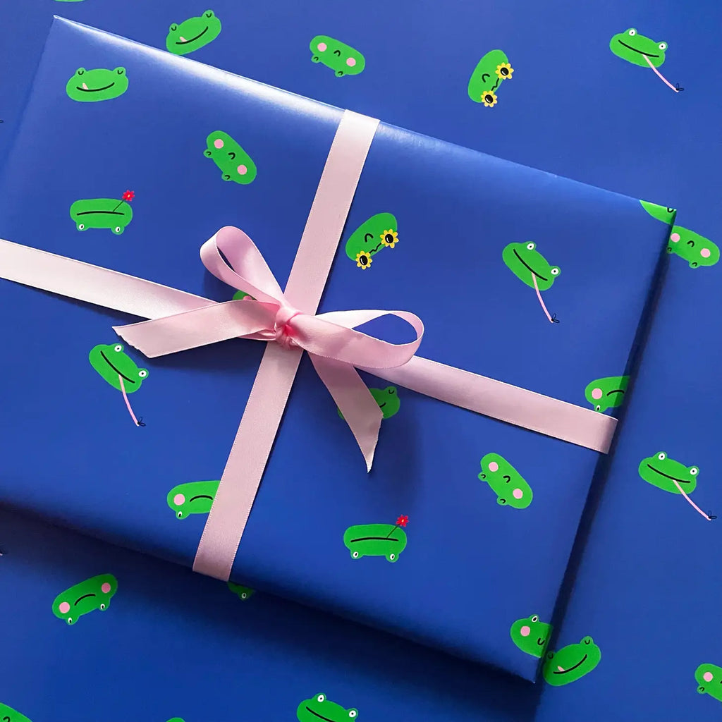 Rumble Cards - Froggy wrapping paper | Scout & Co