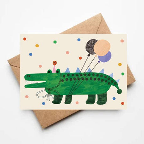 Daria Solak - Party Alligator card | Scout & Co