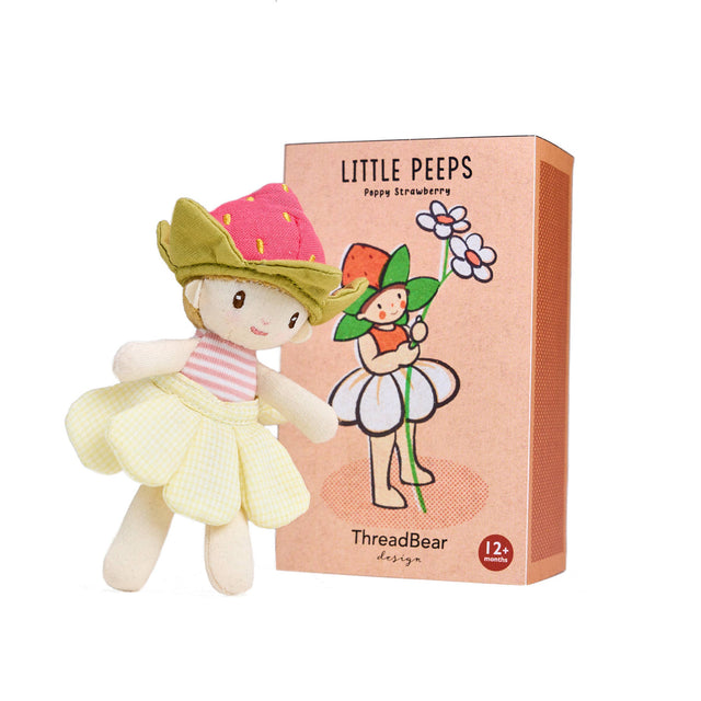 ThreadBear - Little Peeps toy - Poppy Strawberry | Scout & Co