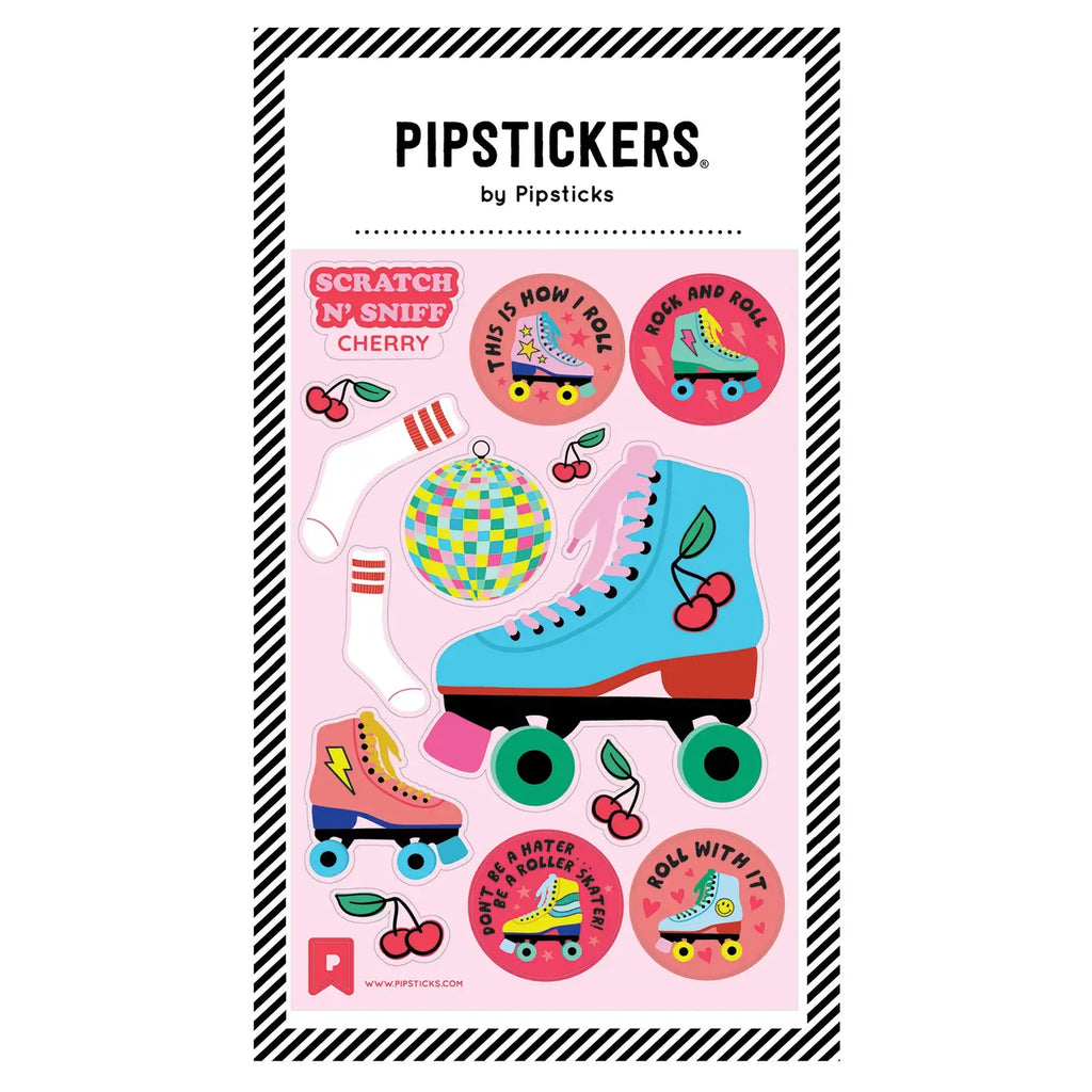 Pipsticks - Roll With It scratch 'n sniff sticker sheet | Scout & Co