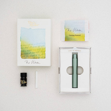 Tom's Studio - The Wren refillable writing pen - Ivy | Scout & Co