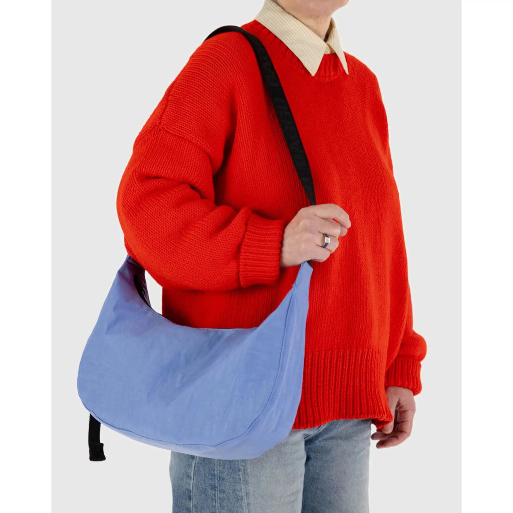 Baggu - Medium Nylon Crescent bag - Cornflower | Scout & Co