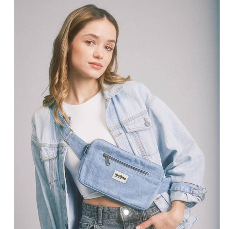 Hindbag - Harry fanny pack - Blue denim | Scout & Co