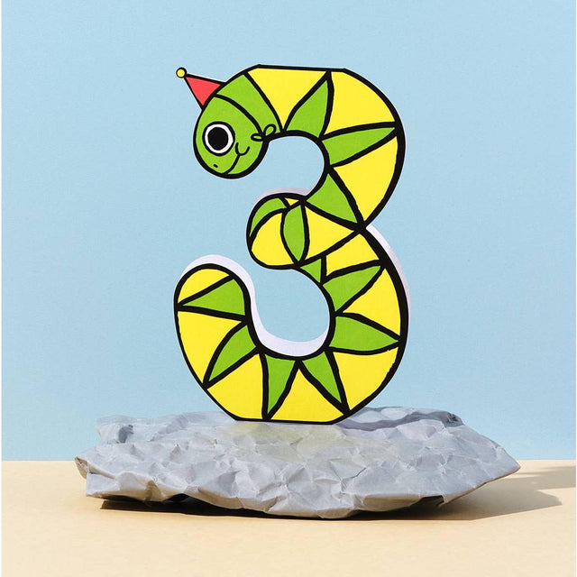 Wrap - Snake 3rd birthday card | Scout & Co