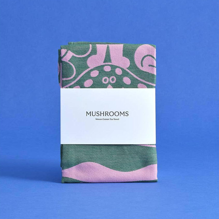 Wrap - Mushrooms tea towel | Scout & Co