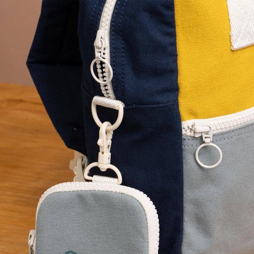 Hindbag - Arthur Tricolour Backpack - Saffron | Scout & Co