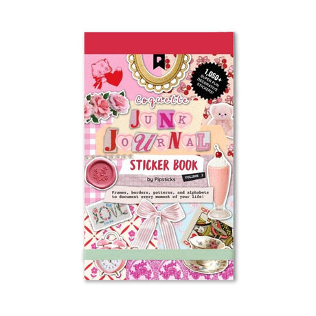 Pipsticks - Coquette junk journal sticker book | Scout & Co