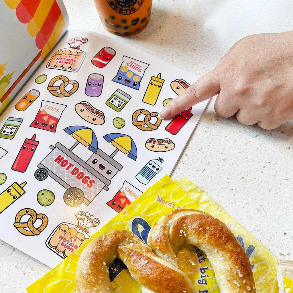 Pipsticks - Draw-Along Food sticker book | Scout & Co