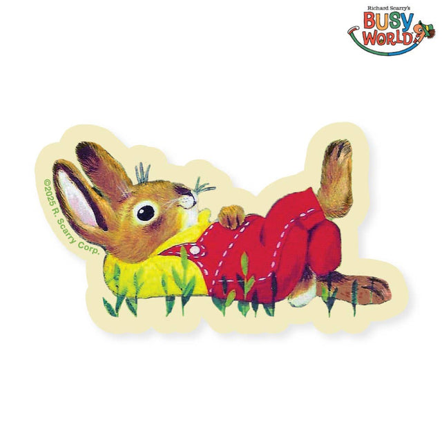 3P4 x Richard Scarry - Nicholas Bunny Daydream sticker | Scout & Co