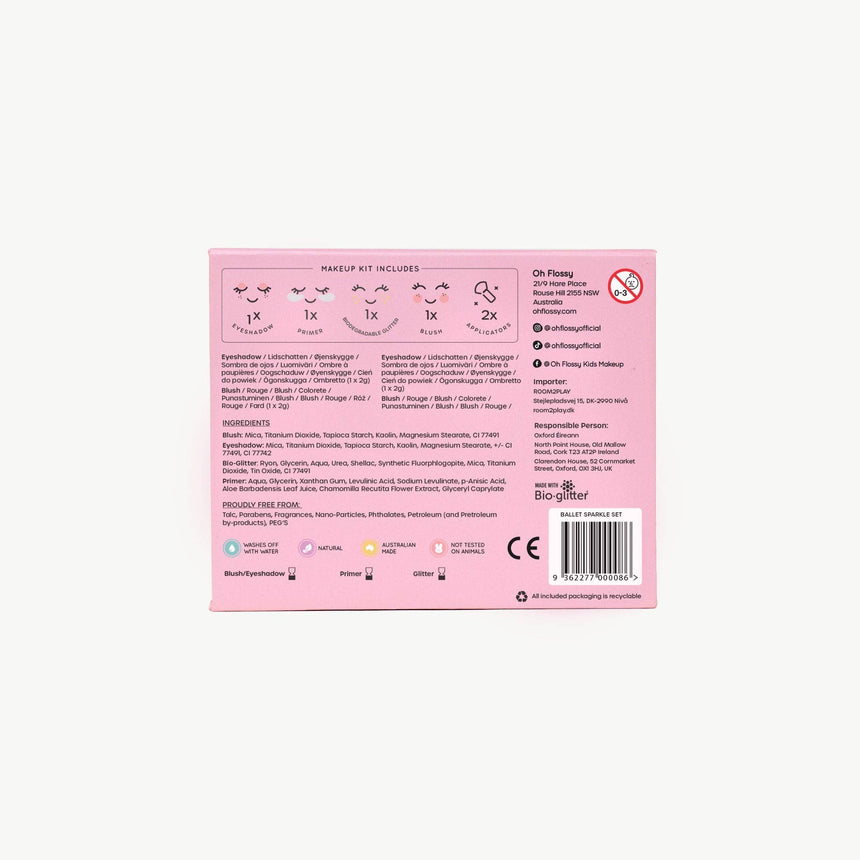 Oh Flossy - Ballet Sparkle make-up & glitter Set