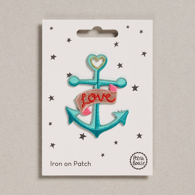Petra Boase - Iron on Patch - Love Anchor | Scout & Co