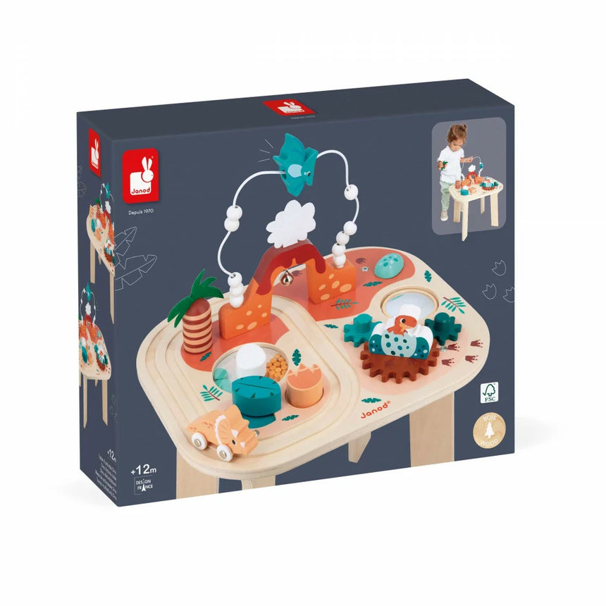 Janod - Dino wooden activity table | Scout & Co