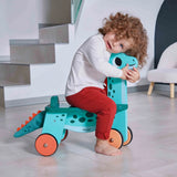 Janod - Portosaurus wooden ride-on dinosaur | Scout & Co