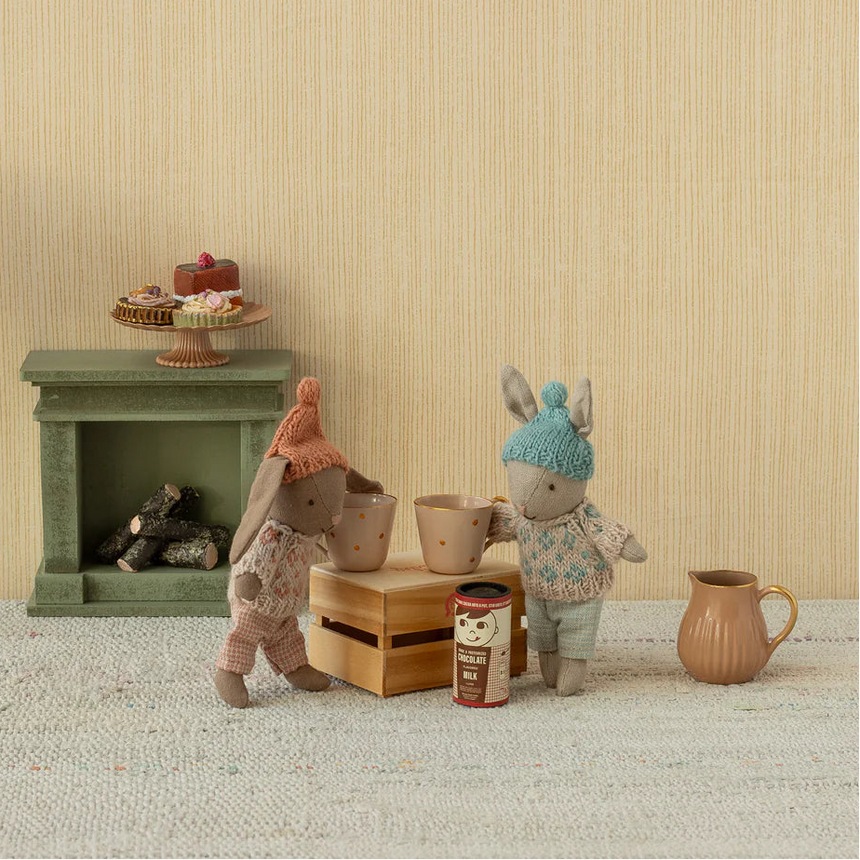 Maileg - Winter bunny - micro brown - rose | Scout & Co