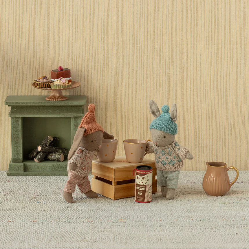 Maileg - Winter rabbit - micro sand - mint | Scout & Co