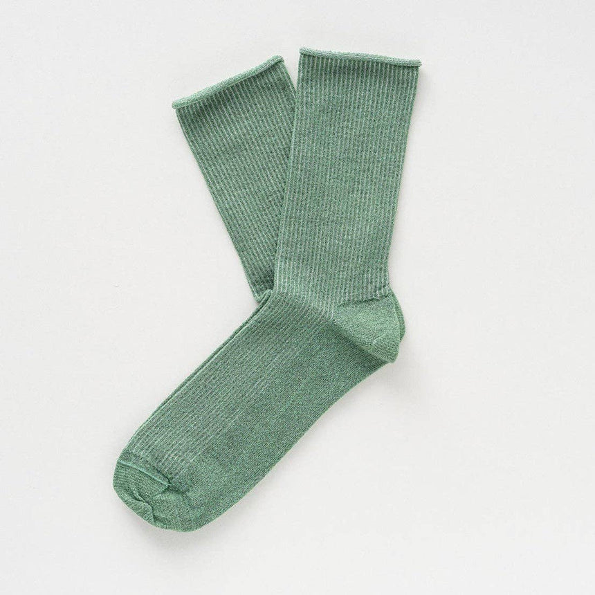 Klue - Glitter Lurex socks - Mint Green | Scout & Co