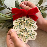 Cotton Twist - Make Your Own Stitched Mistletoe Decoration kit | Scout & Co