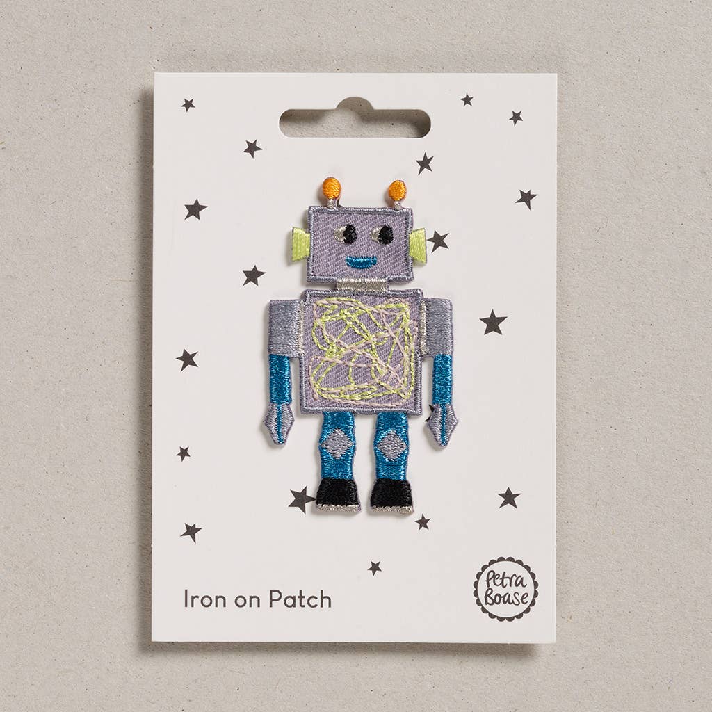 Petra Boase - Iron on Patch - Robot | Scout & Co