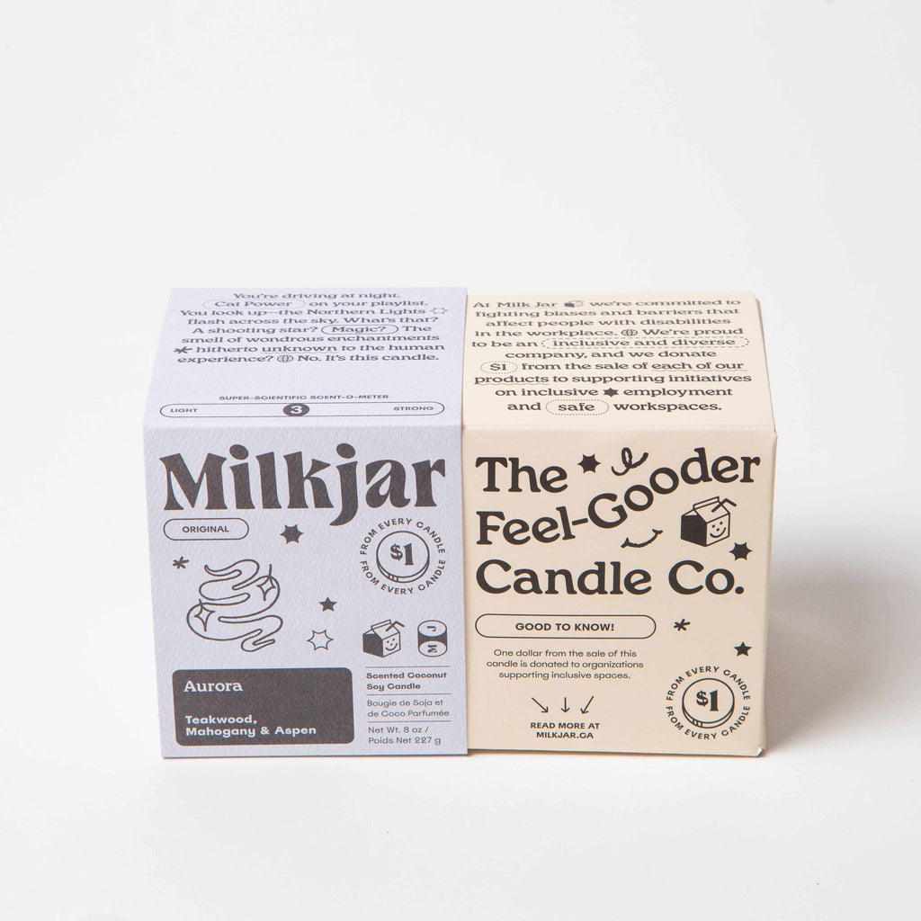 Milk Jar Candle Co - Aurora candle - Mahogany Teakwood & Aspen | Scout & Co