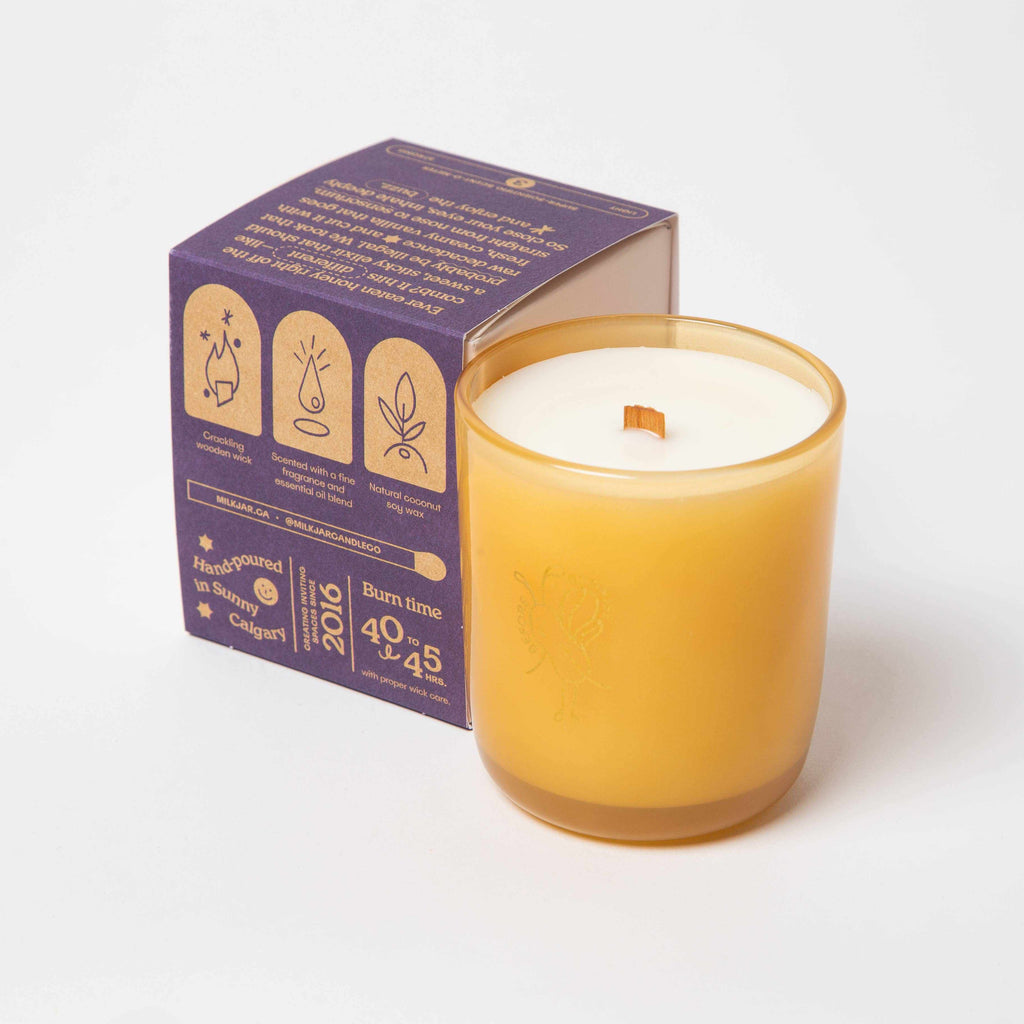 Milk Jar Candle Co - Before Sunrise scented - Milk & Honey | Scout & Co