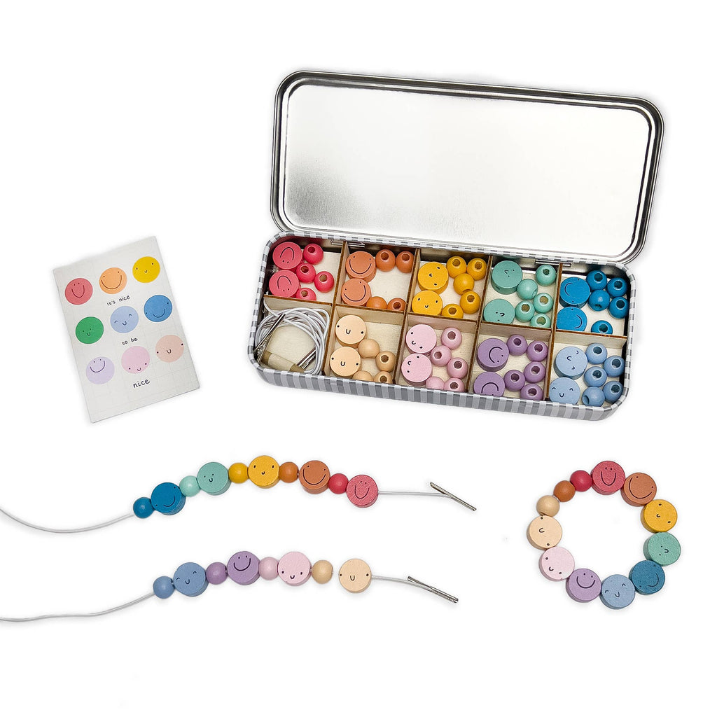 Cotton Twist - It's Nice To Be Nice Bracelet Beading Kit | Scout & Co