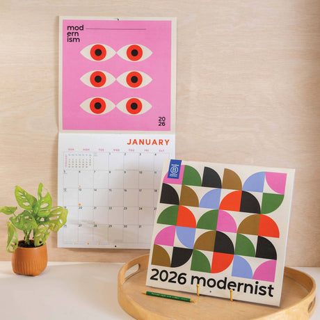 Good Tuesday - 2026 Wall Calendar - Modernist Abstract Art | Scout & Co