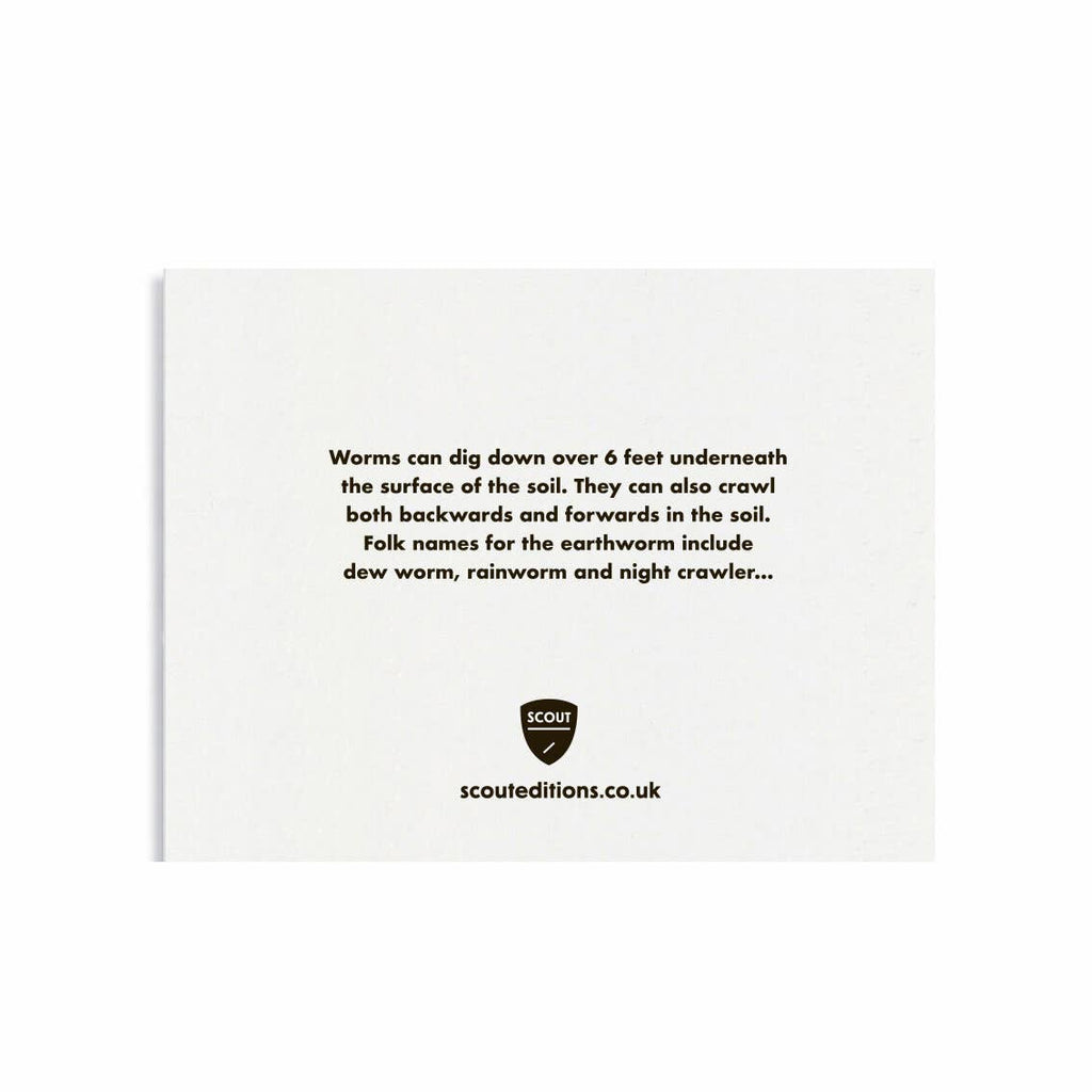 Scout Editions - Earthworm mini card | Scout & Co