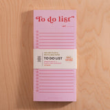 Good Tuesday - To Do List Pad - Pink & Red | Scout & Co