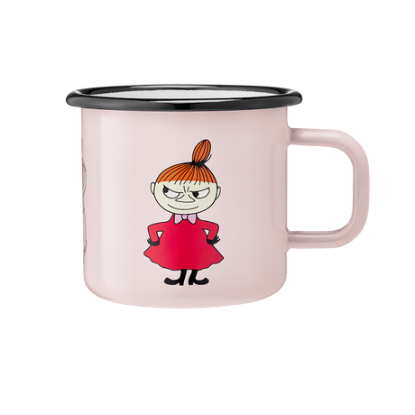 Muurla - Moomin enamel mug - Little My pink | Scout & Co