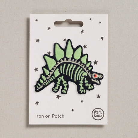Petra Boase - Iron on Patch - Dinosaur Skeleton | Scout & Co