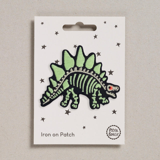 Petra Boase - Iron on Patch - Dinosaur Skeleton | Scout & Co