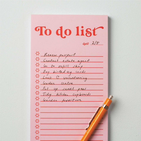Good Tuesday - To Do List Pad - Pink & Red | Scout & Co