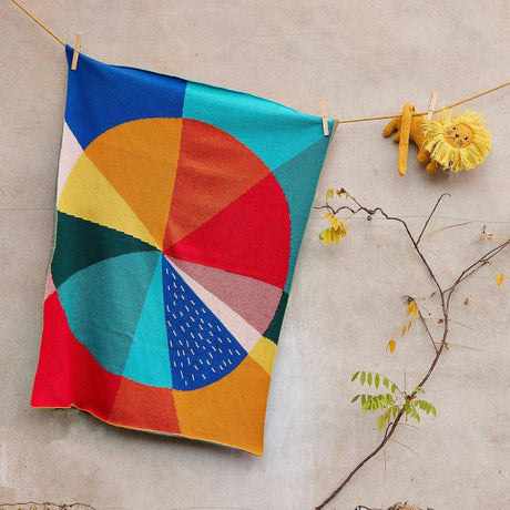 Donna Wilson - Pie Chart cotton mini blanket | Scout & Co