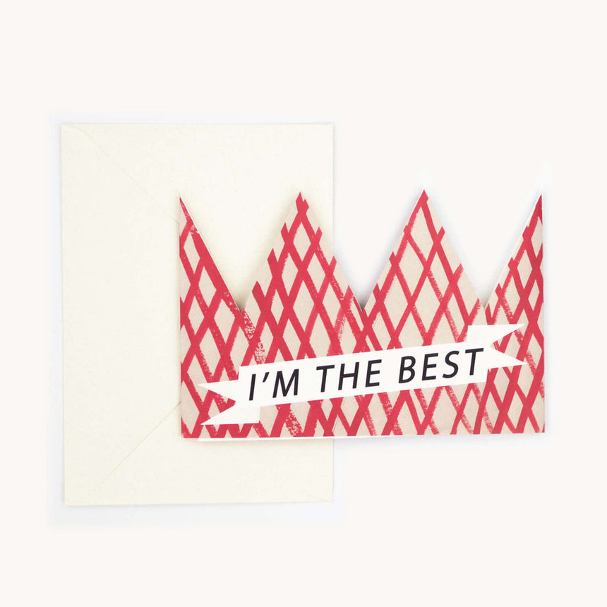 Hadley - I'm The Best party hat card | Scout & Co