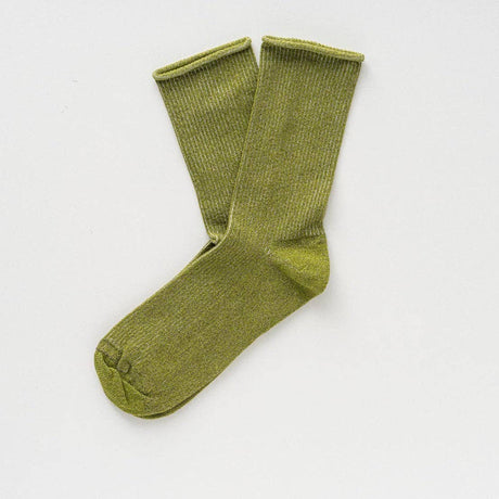 Klue - Glitter Lurex socks - Olive Green | Scout & Co