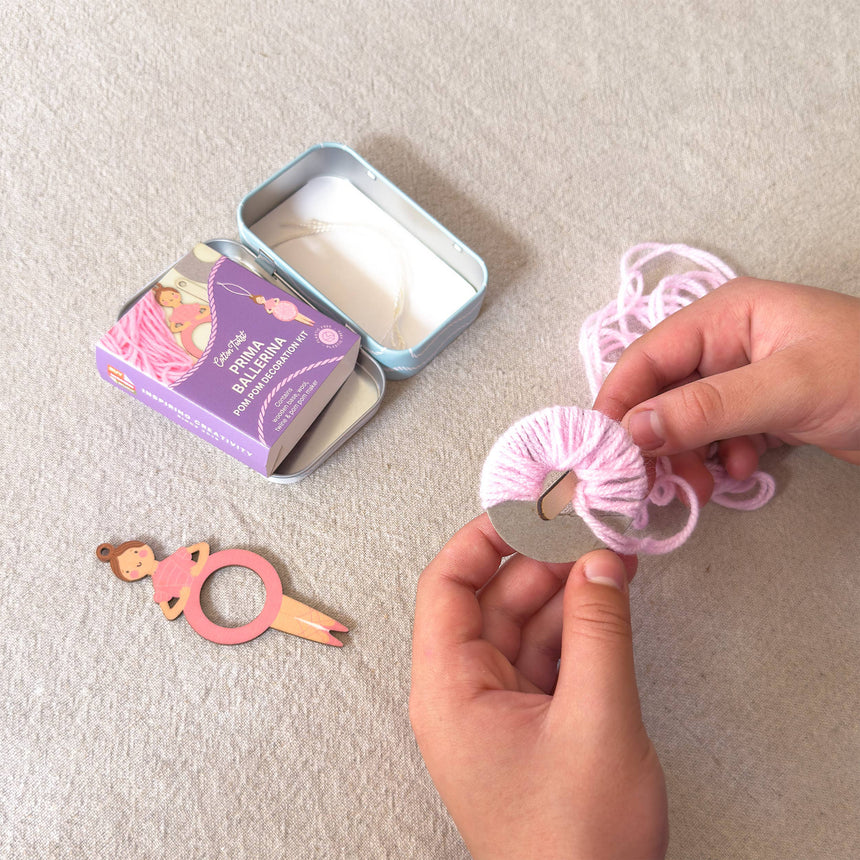 Cotton Twist - Make Your Own Pom Pom Ballerina decoration kit | Scout & Co