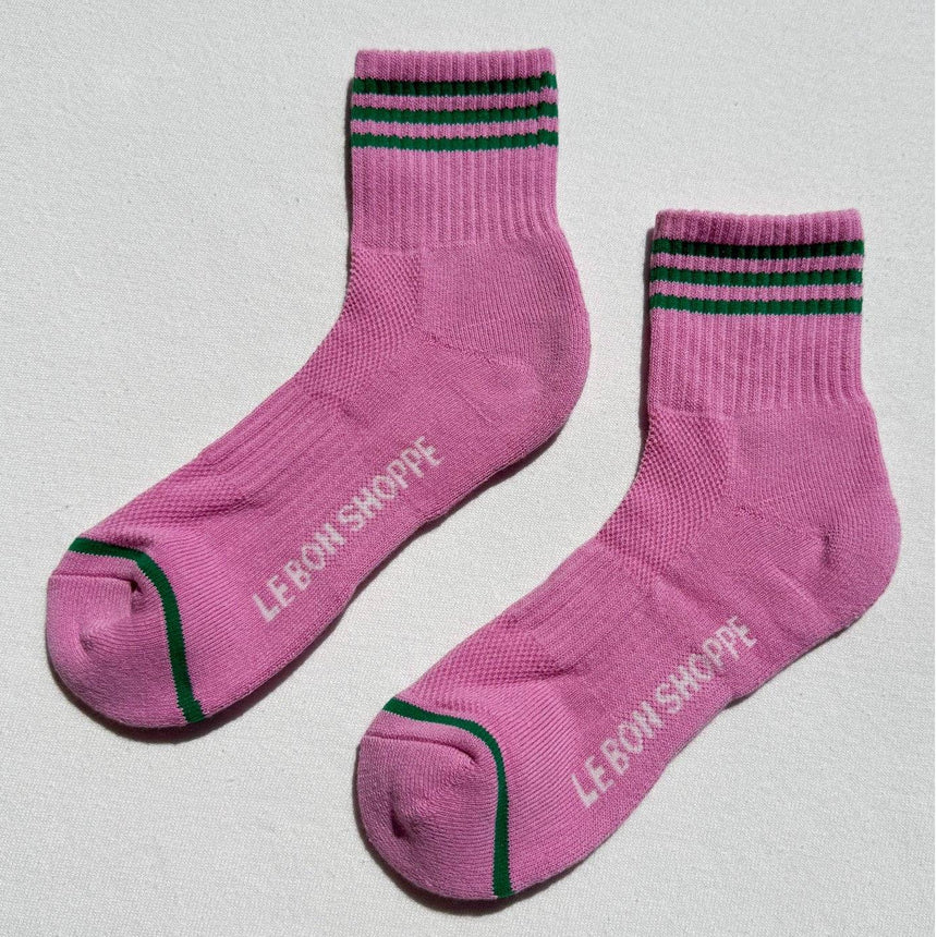 Le Bon Shoppe - Girlfriend Socks - Rose Pink | Scout & Co
