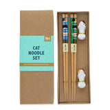Rex - Chopsticks and rests set - Cat | Scout & Co