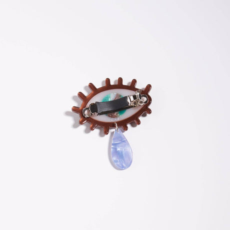 Winona Irene - Third Eye mini French barrette hair clip