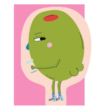 Eat The Moon - Hey Olive! die cut card | Scout & Co