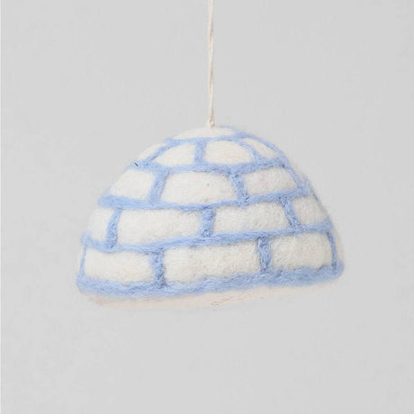 Wrap - Frosty Cat hanging felt ornament | Scout & Co