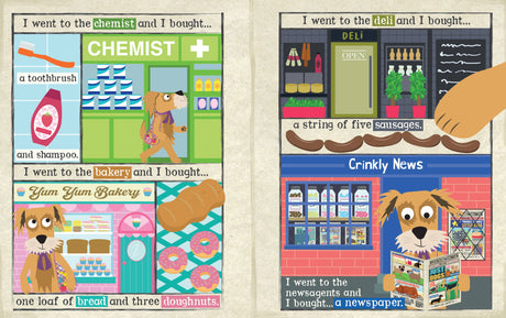 Jo & Nic's Crinkly Cloth Books - I Went To The Shops