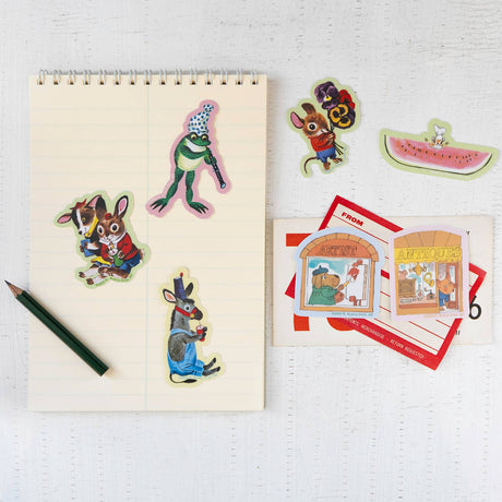 3P4 x Richard Scarry - Art Shop sticker | Scout & Co
