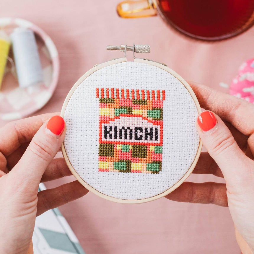 Cotton Clara - Kimchi Cross Stitch Kit | Scout & Co